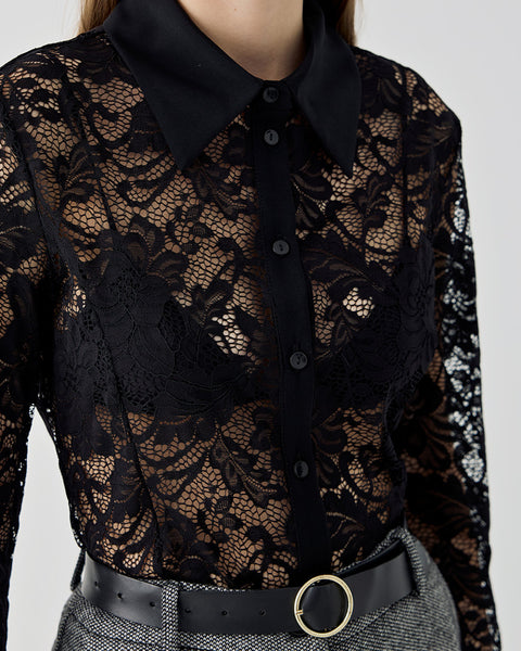 BLACK LACE Shirt