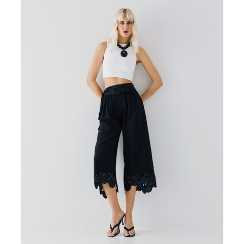 BLACK LACE Pants