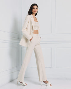 CREAM High-Waist Pants