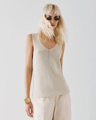 GOLD Lurex Top