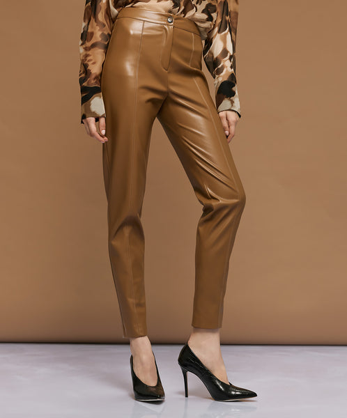 CORINA Faux Leather Pants