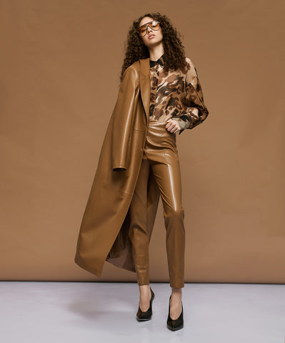 CORINA Faux Leather Pants