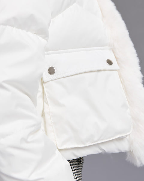 SNOW Fur Bomber Jacket