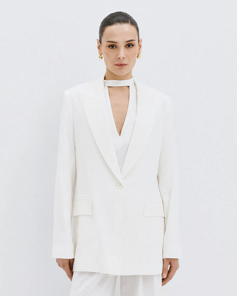 ADELAIDE Linen Blazer