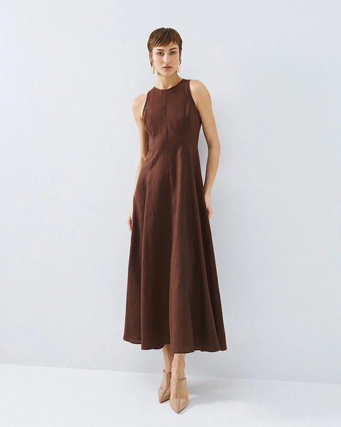 CLOCHE Brown Dress