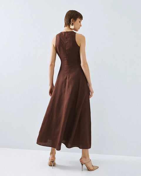 CLOCHE Brown Dress