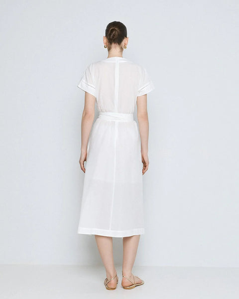 CLARISSE White Broderie Dress
