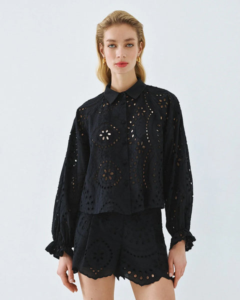 ARMELLES Black Shirt