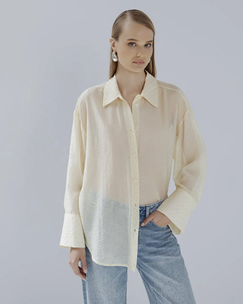 SHEER Yellow Shirt