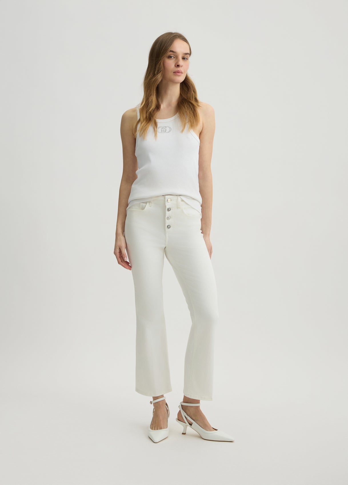 BOOTCUT White Jeans