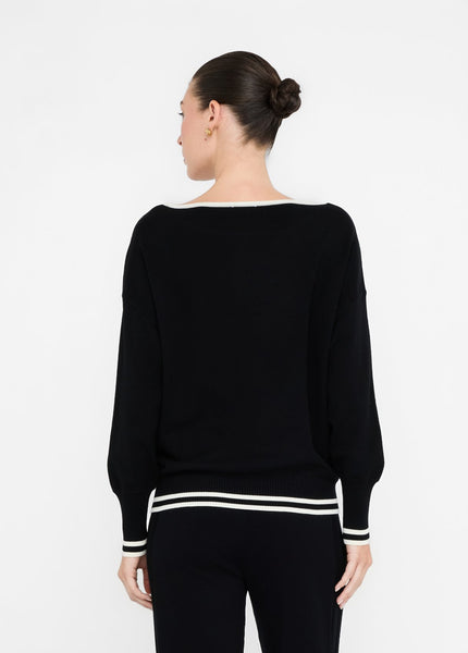 BLACK Strass Jumper