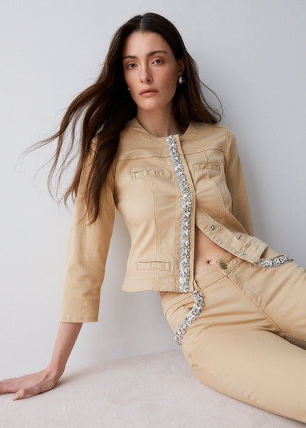 BEIGE Denim Jacket