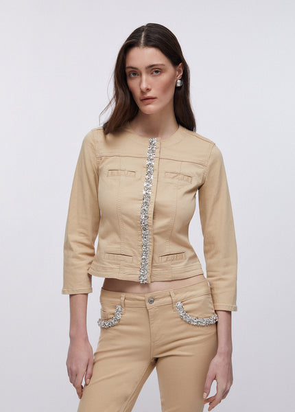 BEIGE Denim Jacket