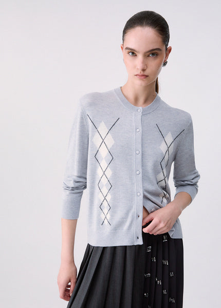 ARGYLE Cardigan