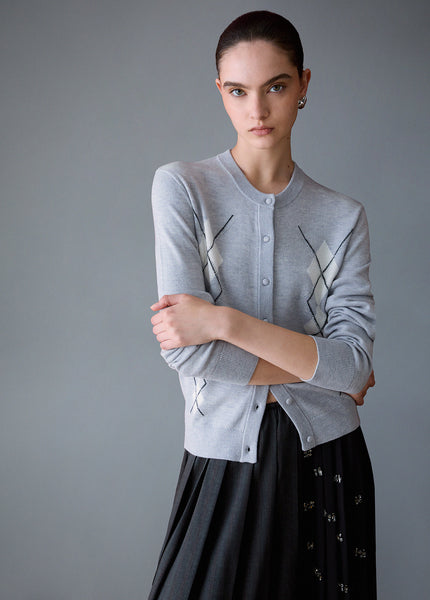 ARGYLE Cardigan