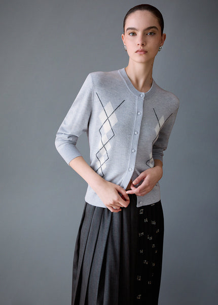 ARGYLE Cardigan
