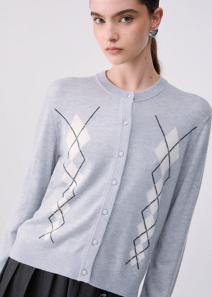 ARGYLE Cardigan