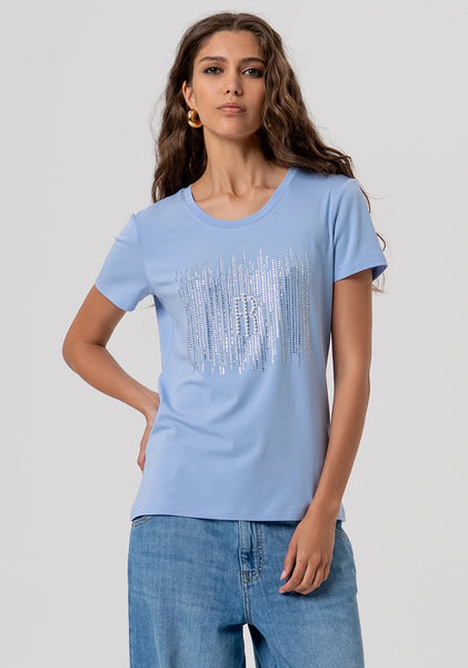 LINES Light Blue T-Shirt