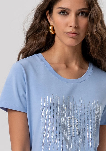LINES Light Blue T-Shirt