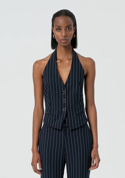 STRIPED Blue Gilet