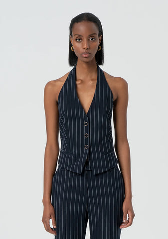 STRIPED Blue Gilet