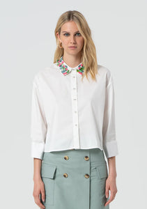 BUBBLES Cropped Shirt