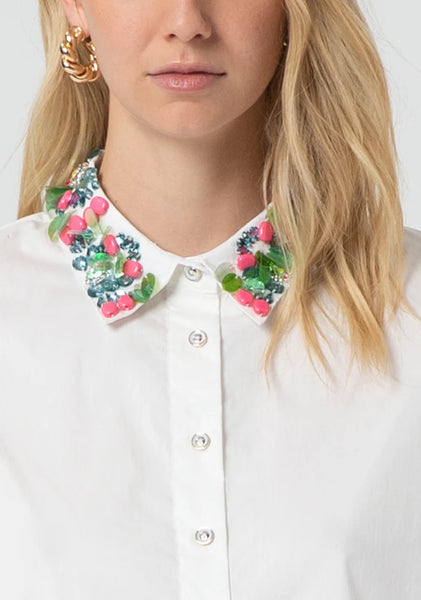 BUBBLES Cropped Shirt