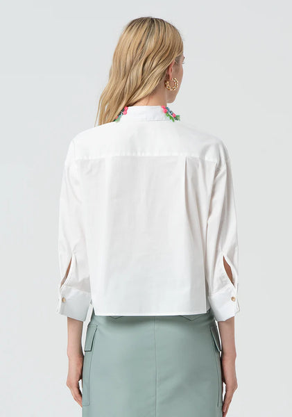 BUBBLES Cropped Shirt