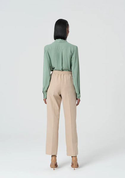 STRIPE Beige Pants