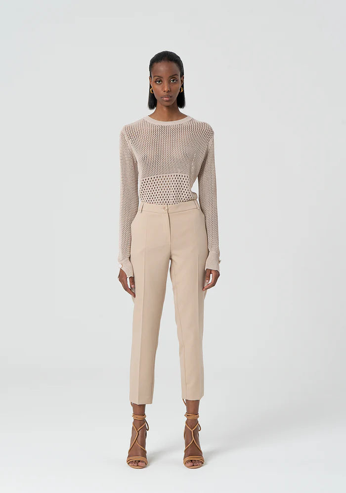 STRAIGHT Beige Chino Pants
