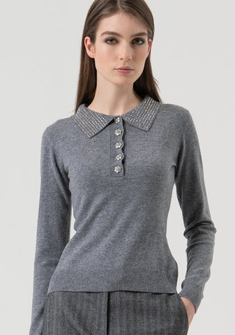 AMELIA Polo Sweater