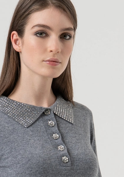 AMELIA Polo Sweater