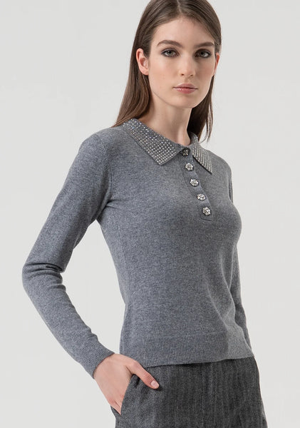 AMELIA Polo Sweater