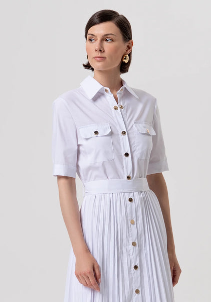 PLISSE White Dress