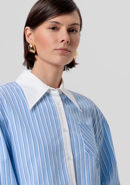 STRIPES Crop Shirt