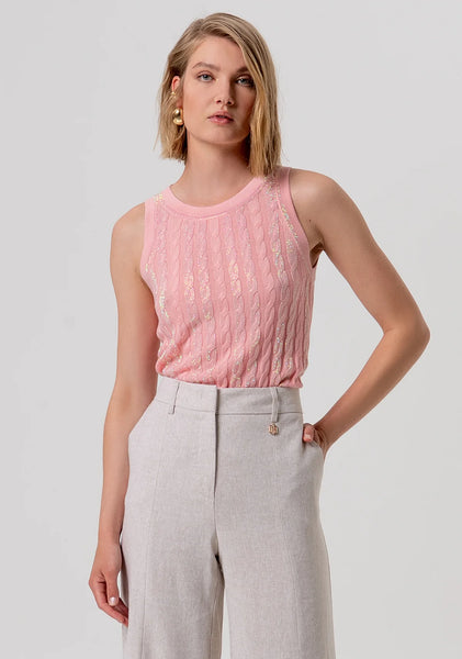 STRASS Knit Top