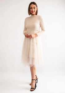 TULLE Beige Dress