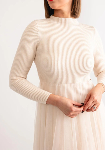 TULLE Beige Dress